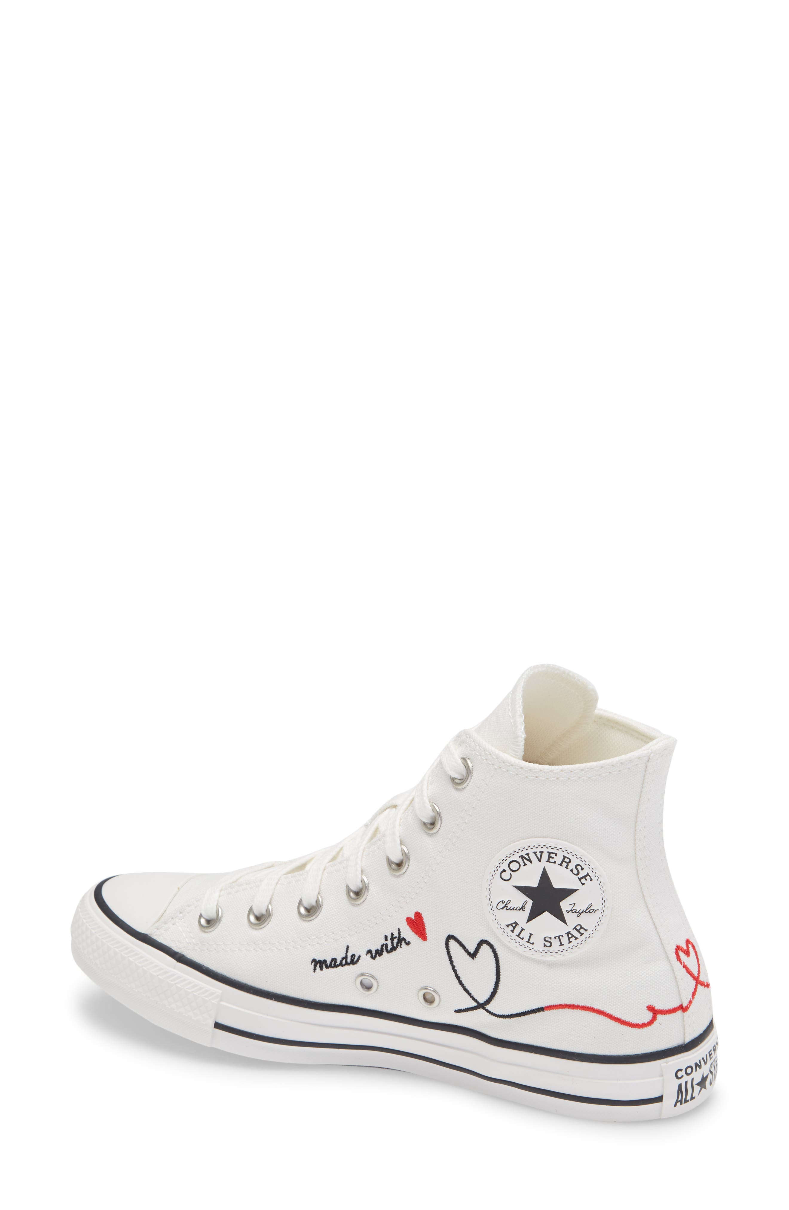 Chuck Taylor® All Star® 70 High Top Sneaker, Alternate, color, VINTAGE WHITE/ EGRET/ BLACK