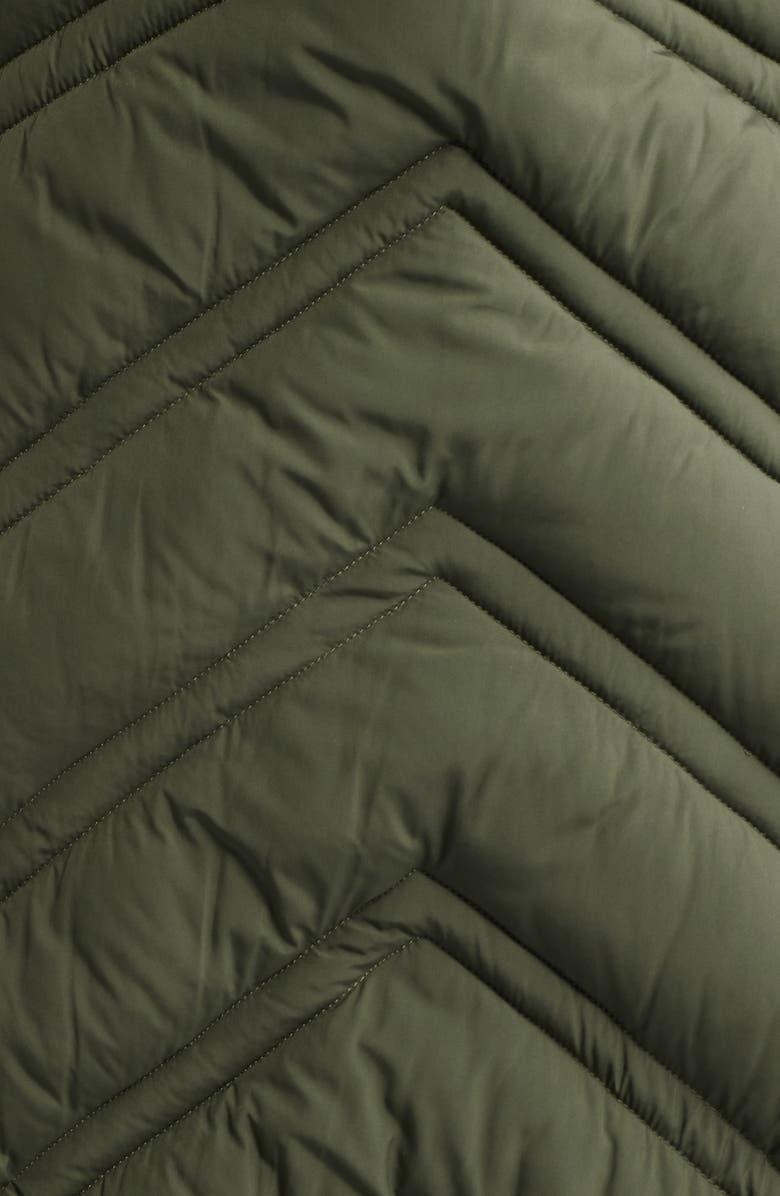 Bernardo Longline Hooded Puffer Jacket, Alternate, color, Olive