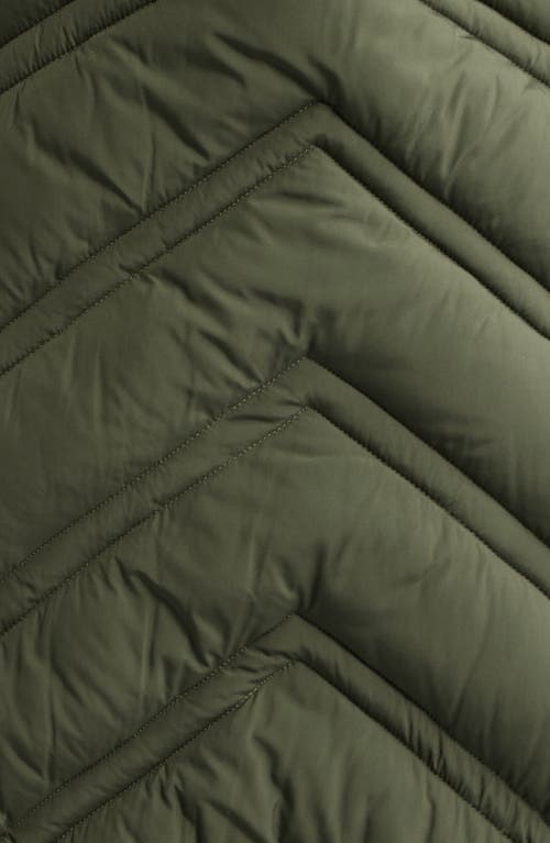 Bernardo Longline Hooded Puffer Jacket In Green