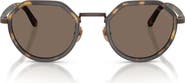ARMANI 48mm Round Sunglasses