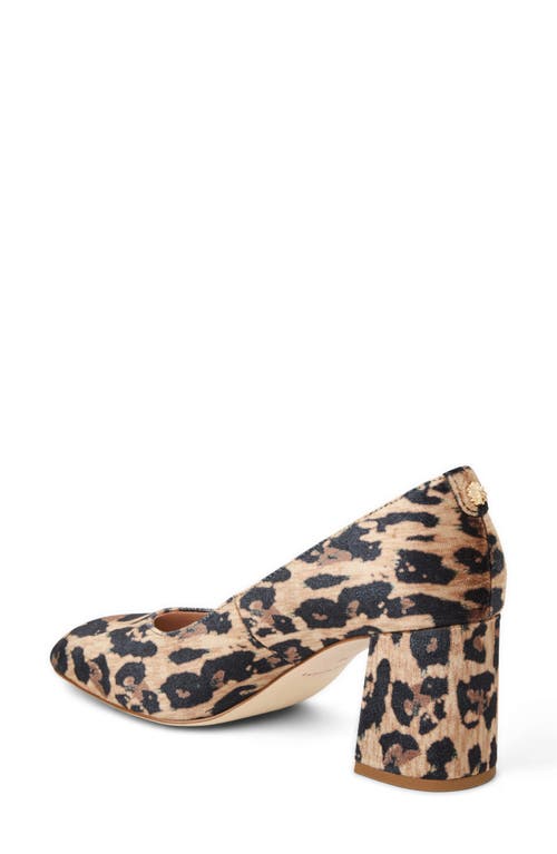 Jack Rogers Lenora Block Heel Pump In Animal Print