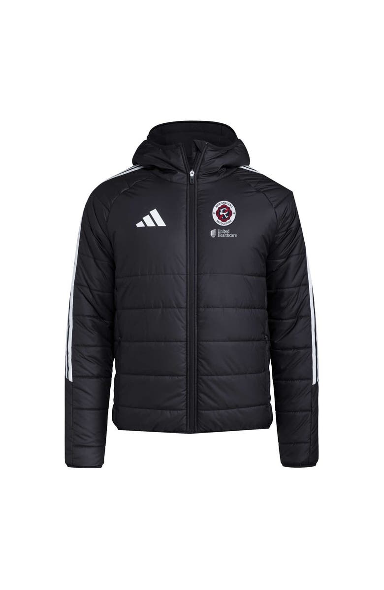 adidas Men's adidas Black New England Revolution Tiro 24 Full-Zip Winter Hoodie Jacket, Alternate, color, 