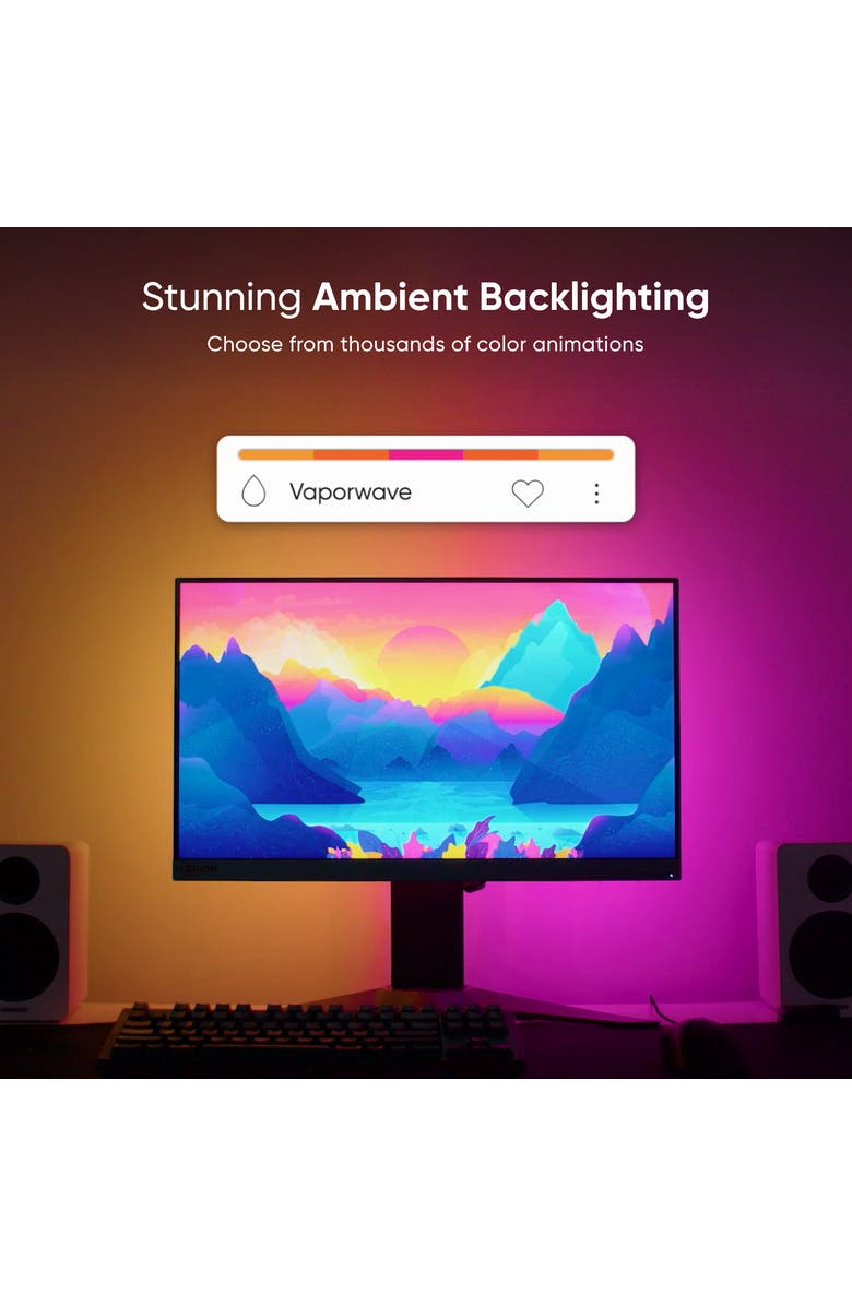 Nanoleaf PC Screen Mirror Lightstrip, Alternate, color, Multicolor