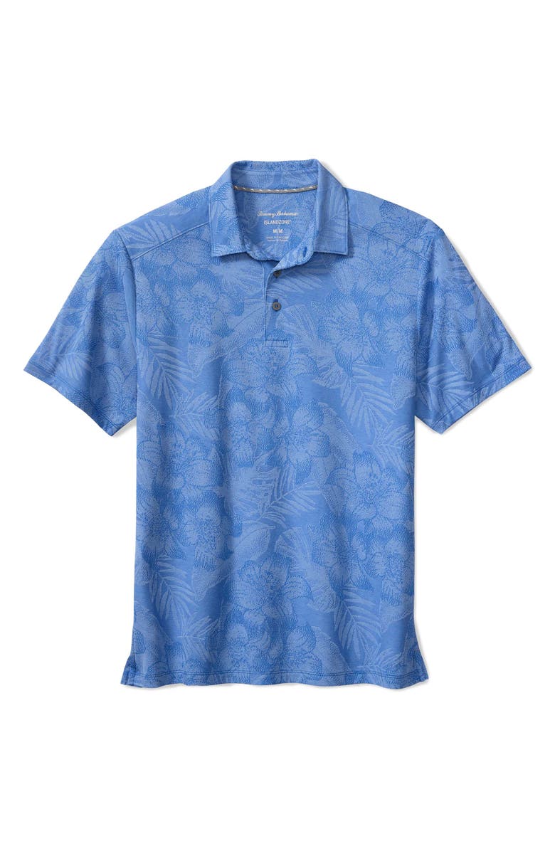 Tommy Bahama Palm Fresco Hibiscus IslandZone<sup>®</sup> Polo, Main, color, Medium Blueberry