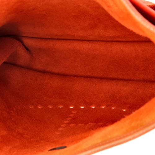 Pre-owned Hermes Hermes Evelyne Bag Gen Iii Clemence Gm In Red