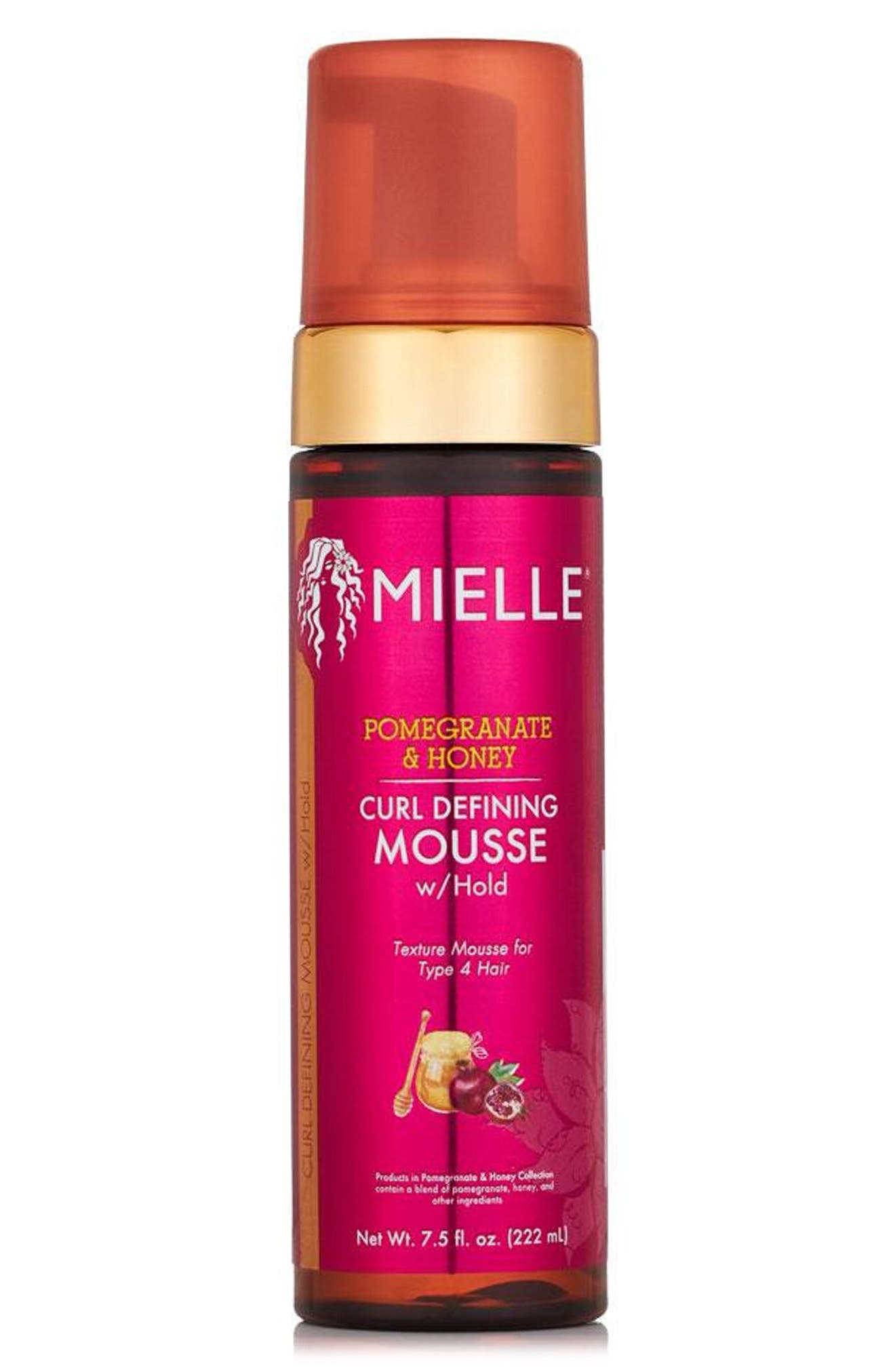 MIELLE Pomegranate & Honey Curl Defining Mousse with Hold - 7.5 oz.
