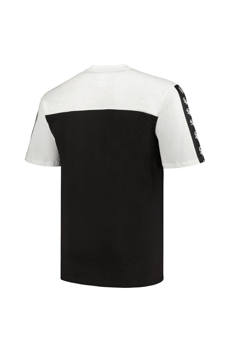 PROFILE Men's Profile White/Black Chicago White Sox Big & Tall Yoke Knit T-Shirt, Alternate, color, White