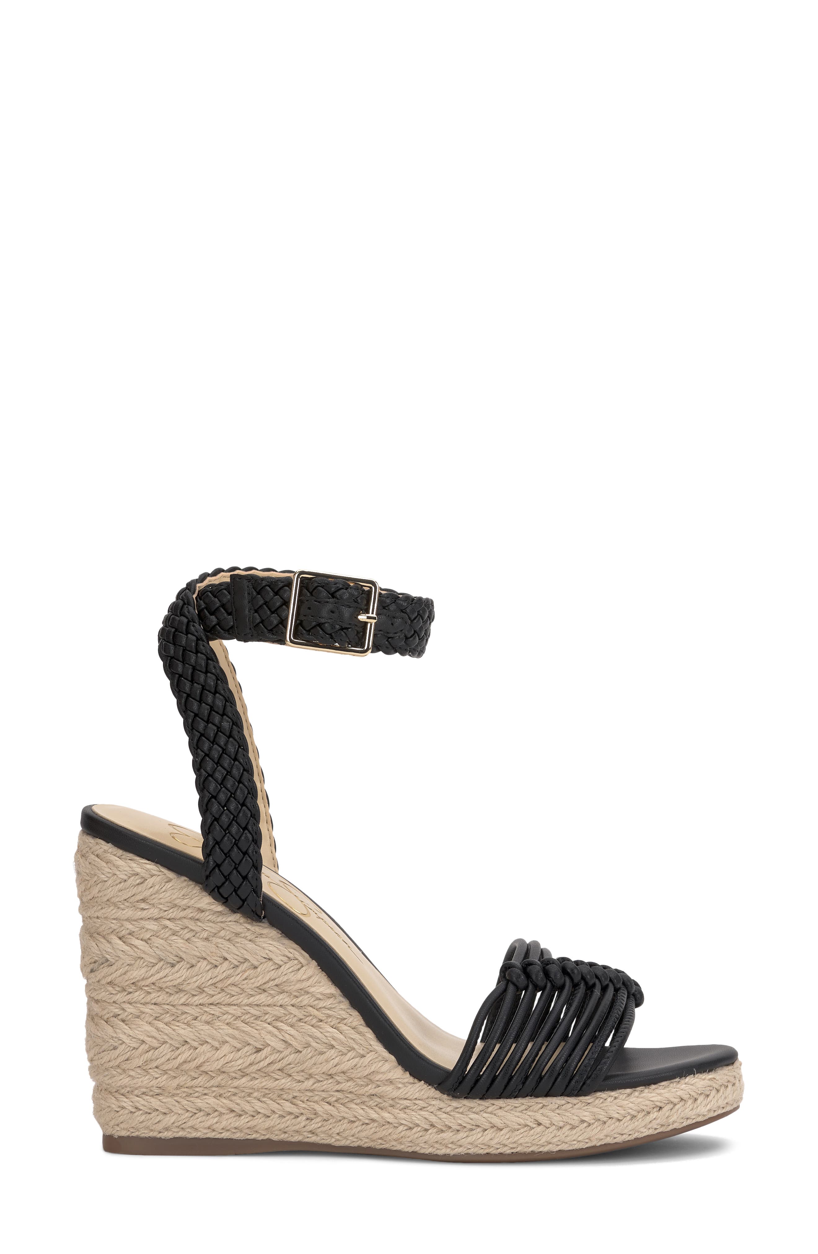 Jessica Simpson Talise Ankle Strap Espadrille Platform Wedge Sandal, Alternate, color, 