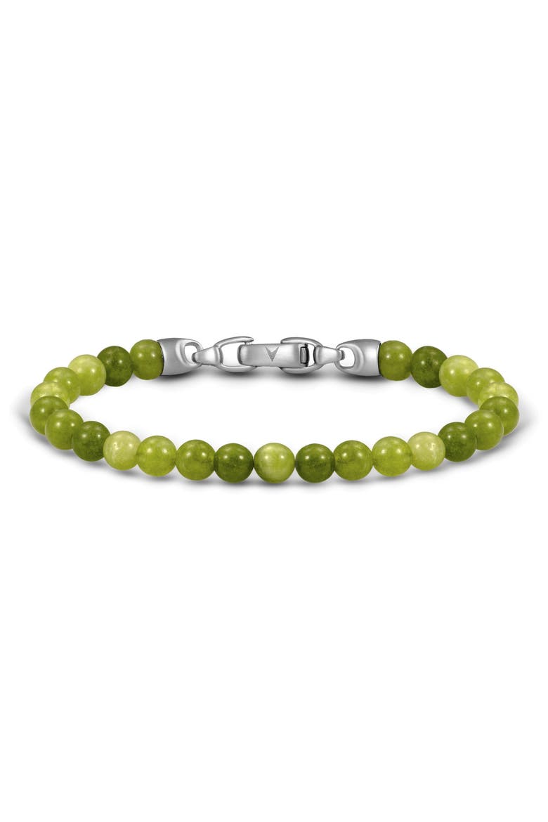 Spiritual Bead Birthstone Bracelet, Main, color, AUGUST / PERIDOT