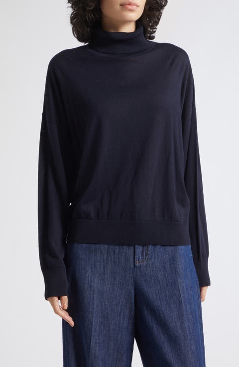 Lyocell Turtleneck Sweater