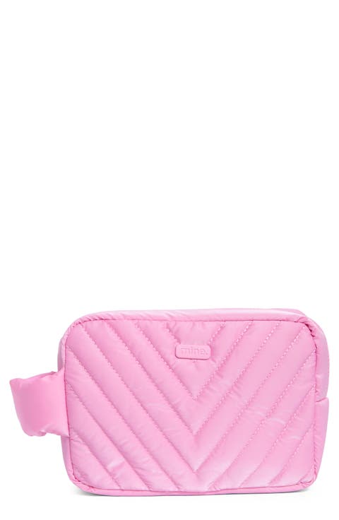 Ellie Quilted Cosmetic Bag