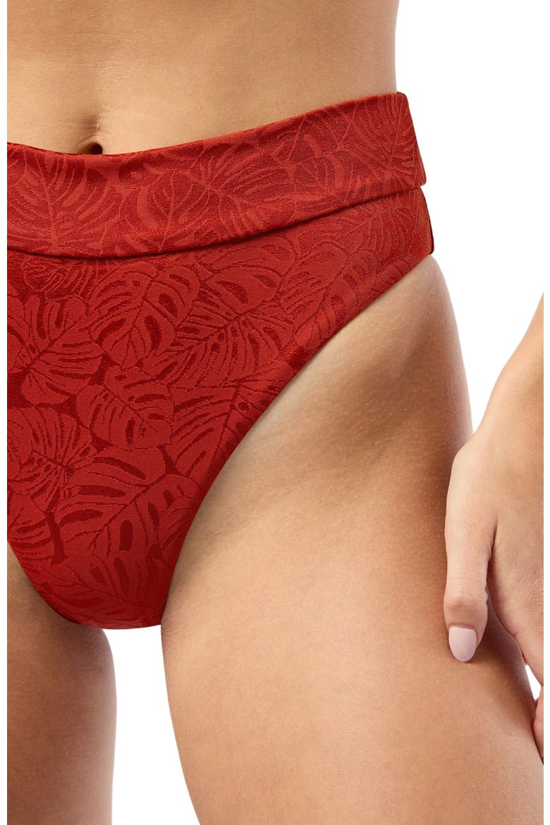 Ivy Bikini Bottom, Alternate, color, DARK RED