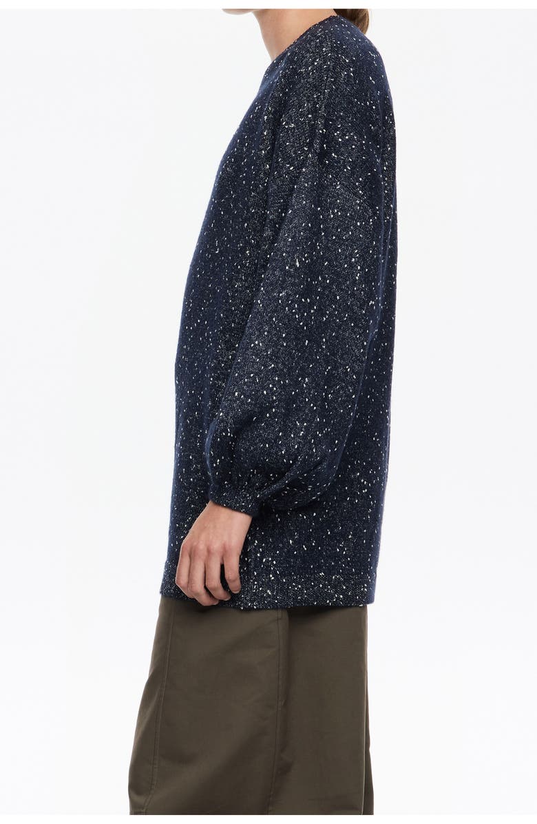 Bimba y Lola Long Neps Sweater, Alternate, color, Ink