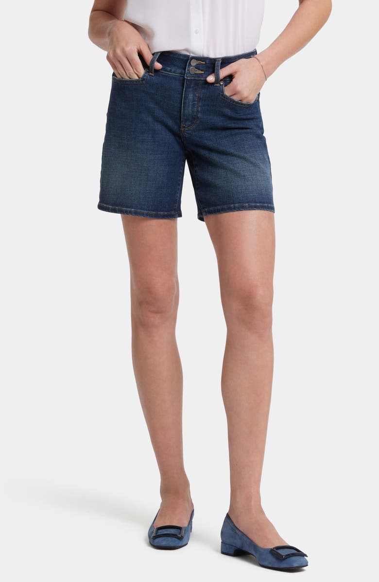 NYDJ Frankie Relaxed Denim Shorts, Main, color, Olympus