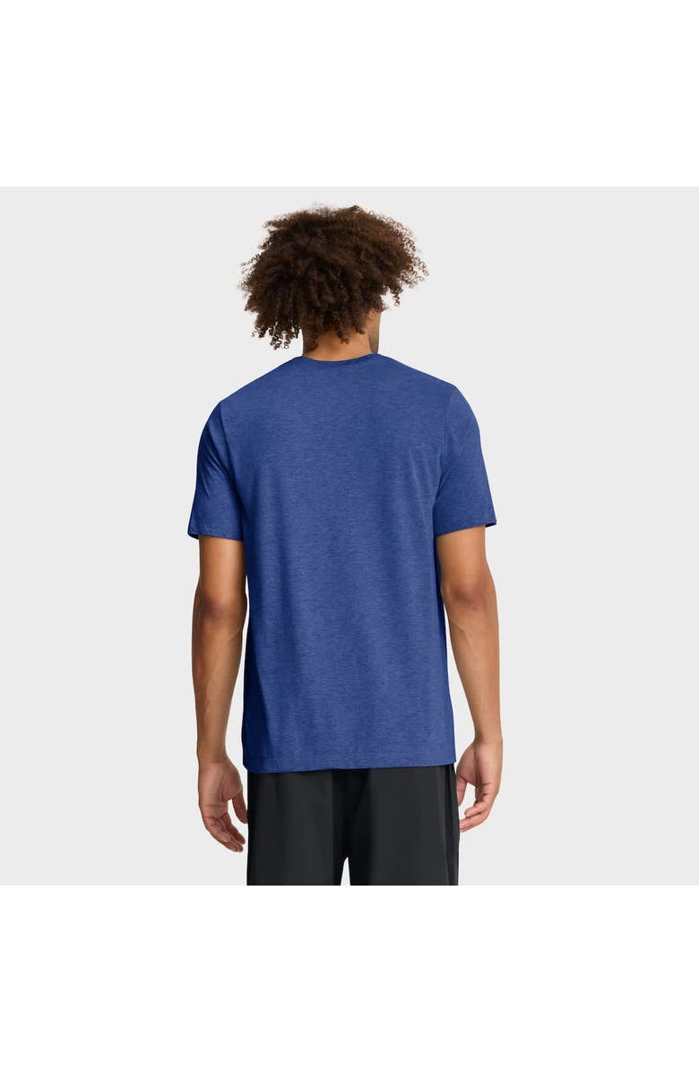 Nike Men's Nike Heather Royal New York Mets Cooperstown Logo Tri-Blend T-Shirt, Alternate, color, Heather Royal