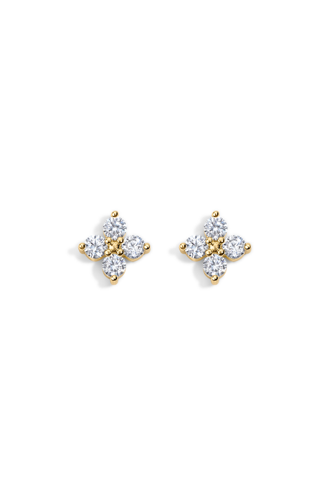 Bella Dainty Clover Studs