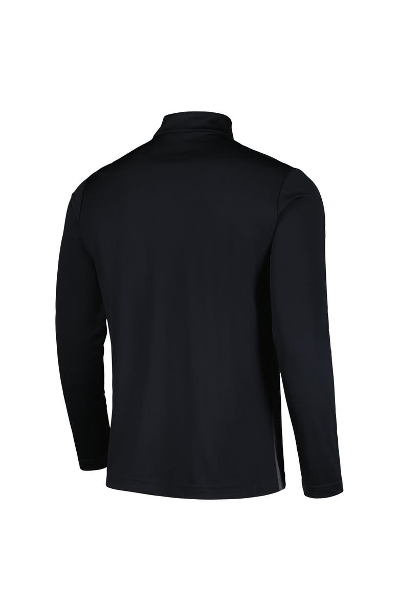 LEVELWEAR Men's Levelwear Black NHL 2023 Hockey Fights Cancer Pursue Logo Quarter-Zip Top, Alternate, color, Black