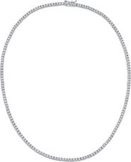 CZ by Kenneth Jay Lane Cubic Zirconia Tennis Necklace