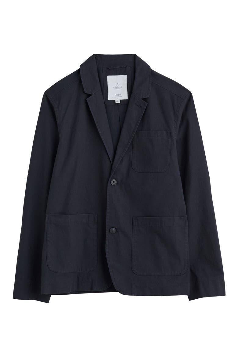 Towen Organic Cotton Blazer, Alternate, color, INKWELL