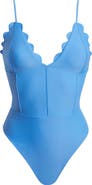 Ramy Brook Mikayla Scalloped One-Piece Swimsuit