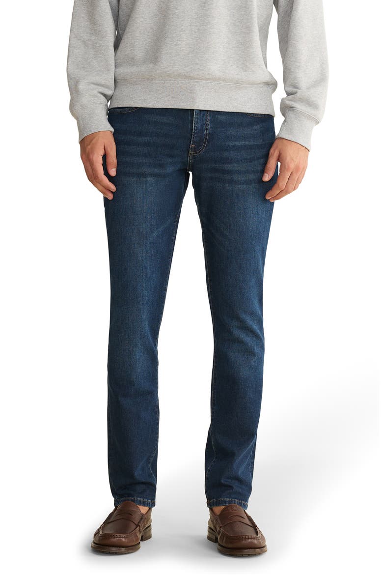 AMS Slim Knit Jeans, Main, color, BLUE EYED