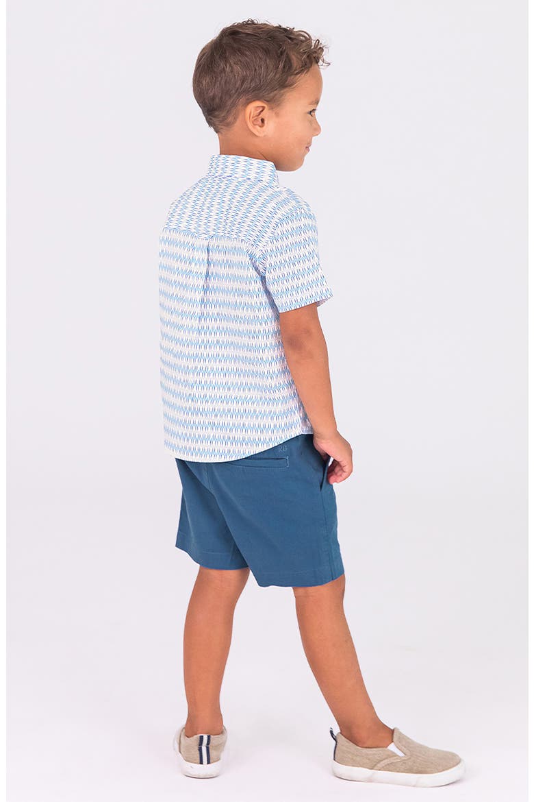 Stretch Cotton Chino Shorts, Alternate, color, INDIGO