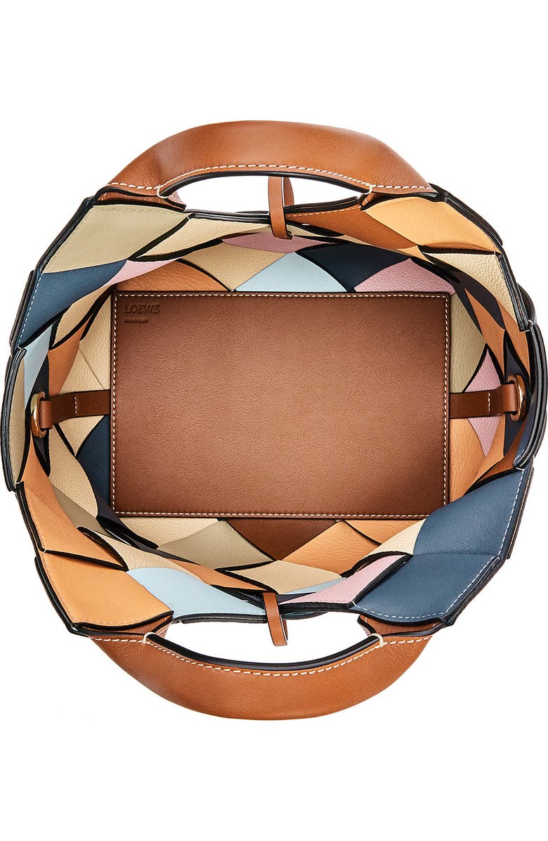 Loewe Small Surplus Basket Woven Leather Bag, Alternate, color,