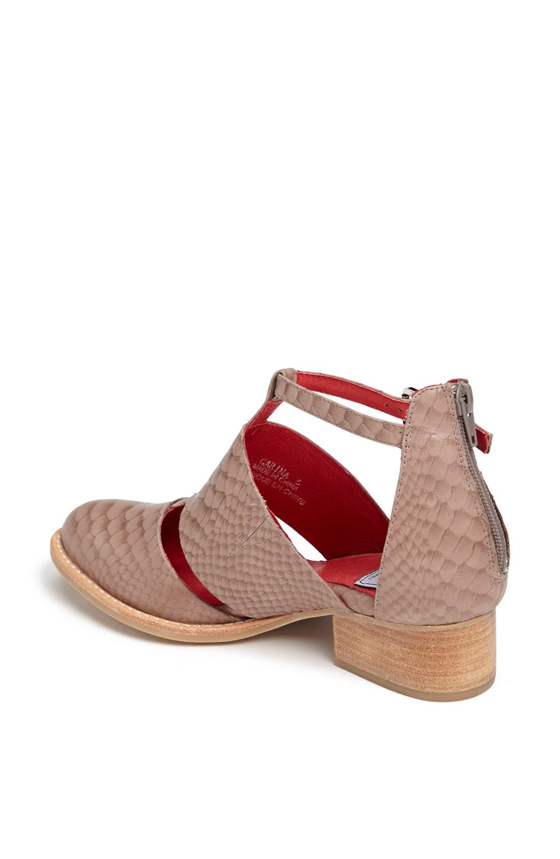 'Carina' Bootie, Alternate, color, TAUPE SNAKE