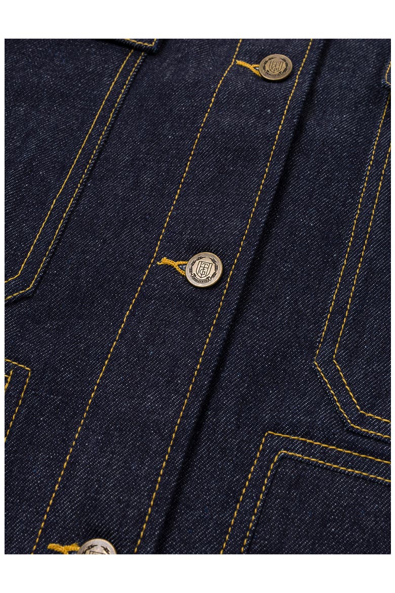 Oversize Carpenter Jacket, Alternate, color, INDIGO