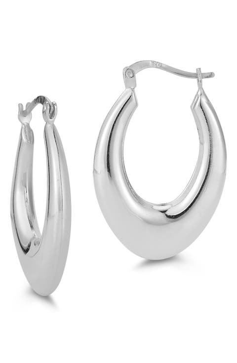 Graduated Hoop Earrings
