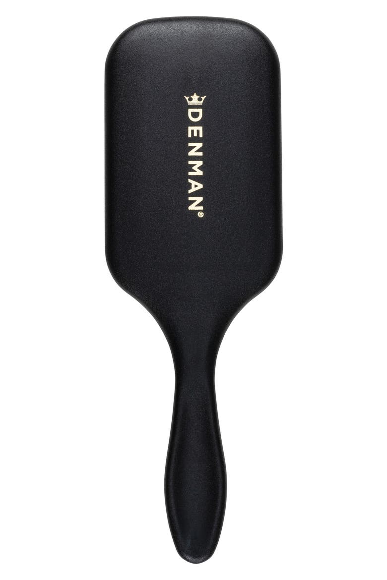 D38 The Detangling & Styling Paddle, Alternate, color, BLACK WITH RED PAD