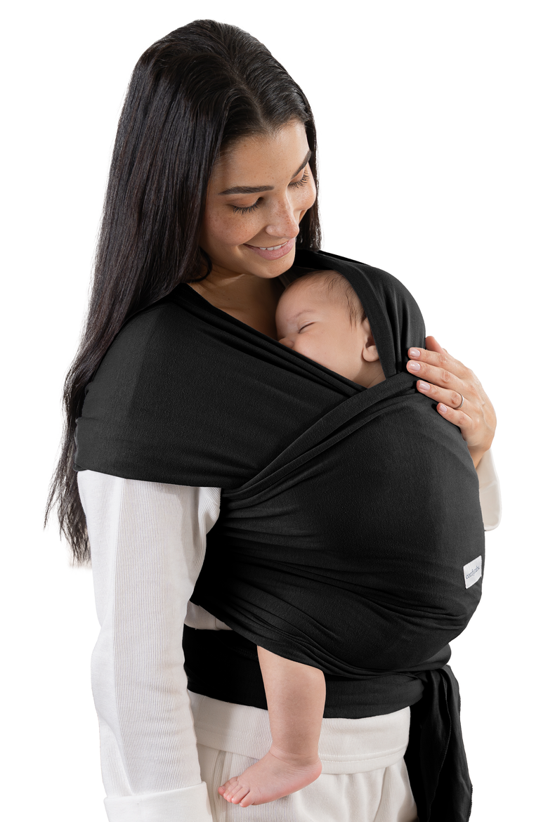 Baby Wrap Carrier, Main, color, Black