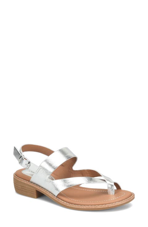 Nessie Toe Loop Slingback Sandal (Women)