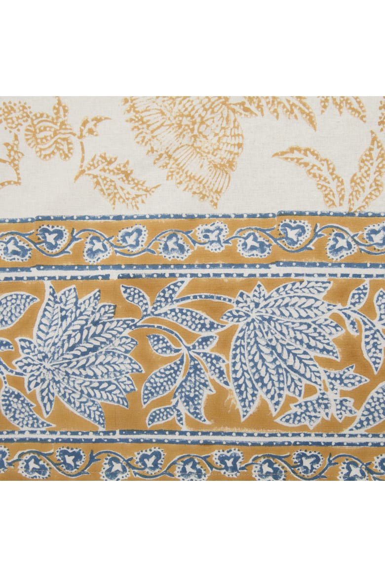 Chloe Tablecloth, Alternate, color, Blue, Brown 59" x 59"