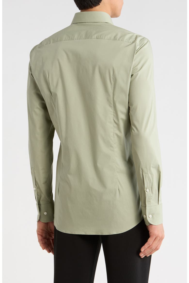 Hank Kent Slim Fit Easy Iron Dress Shirt, Alternate, color, LIGHT/ PASTEL GREEN