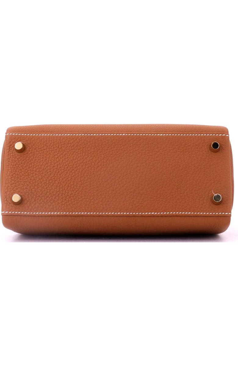 Pre-Owned Hermes Kelly Handbag Brown Togo with Gold Hardware 25, Alternate, color, Gold