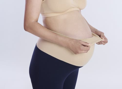 Motherhood Maternity Secret Fit Over The Belly Coated Full Length Legging In Navy