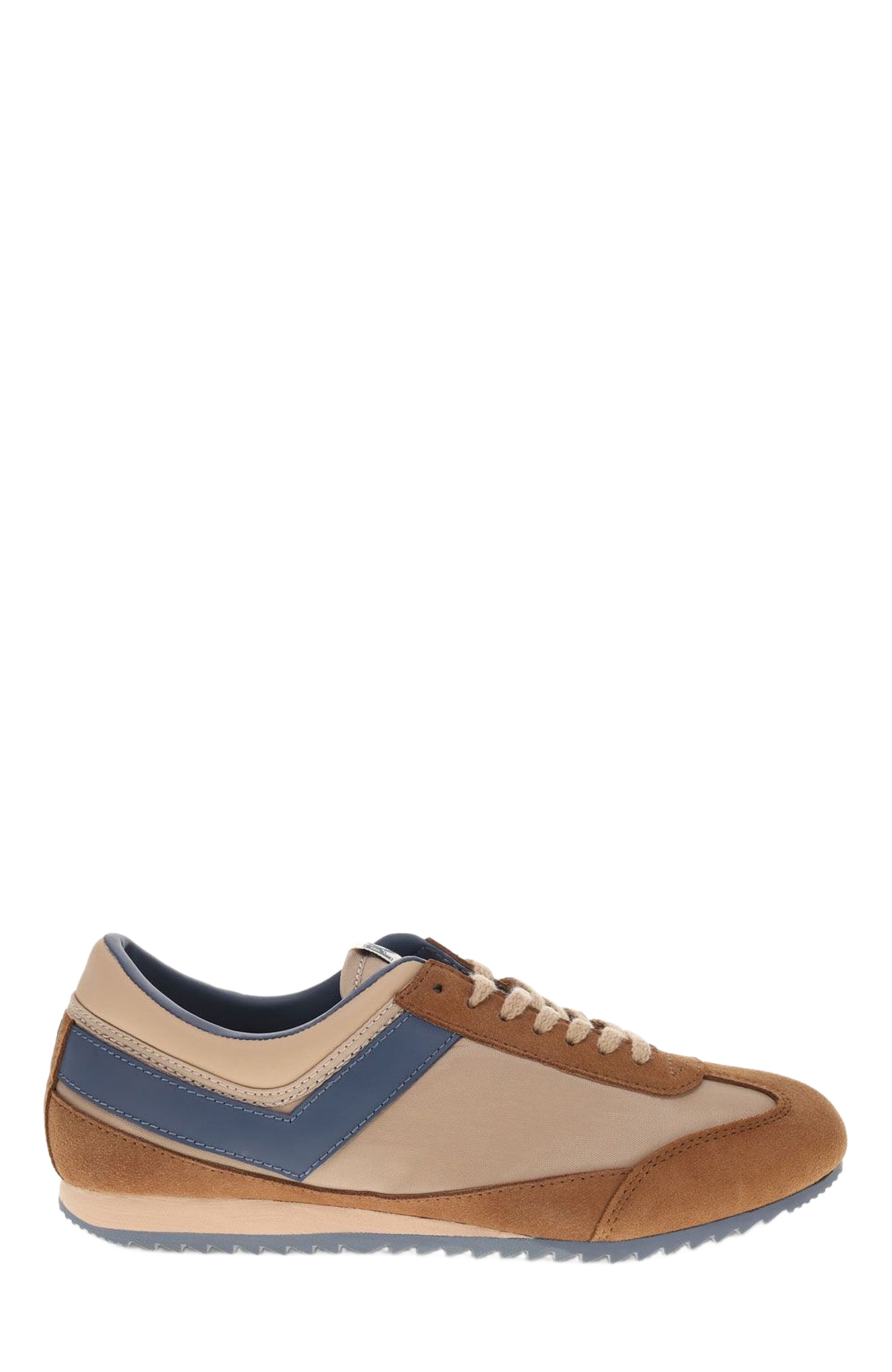 PONY Racer Sneakers, Alternate, color, Tan/Brown/Blue