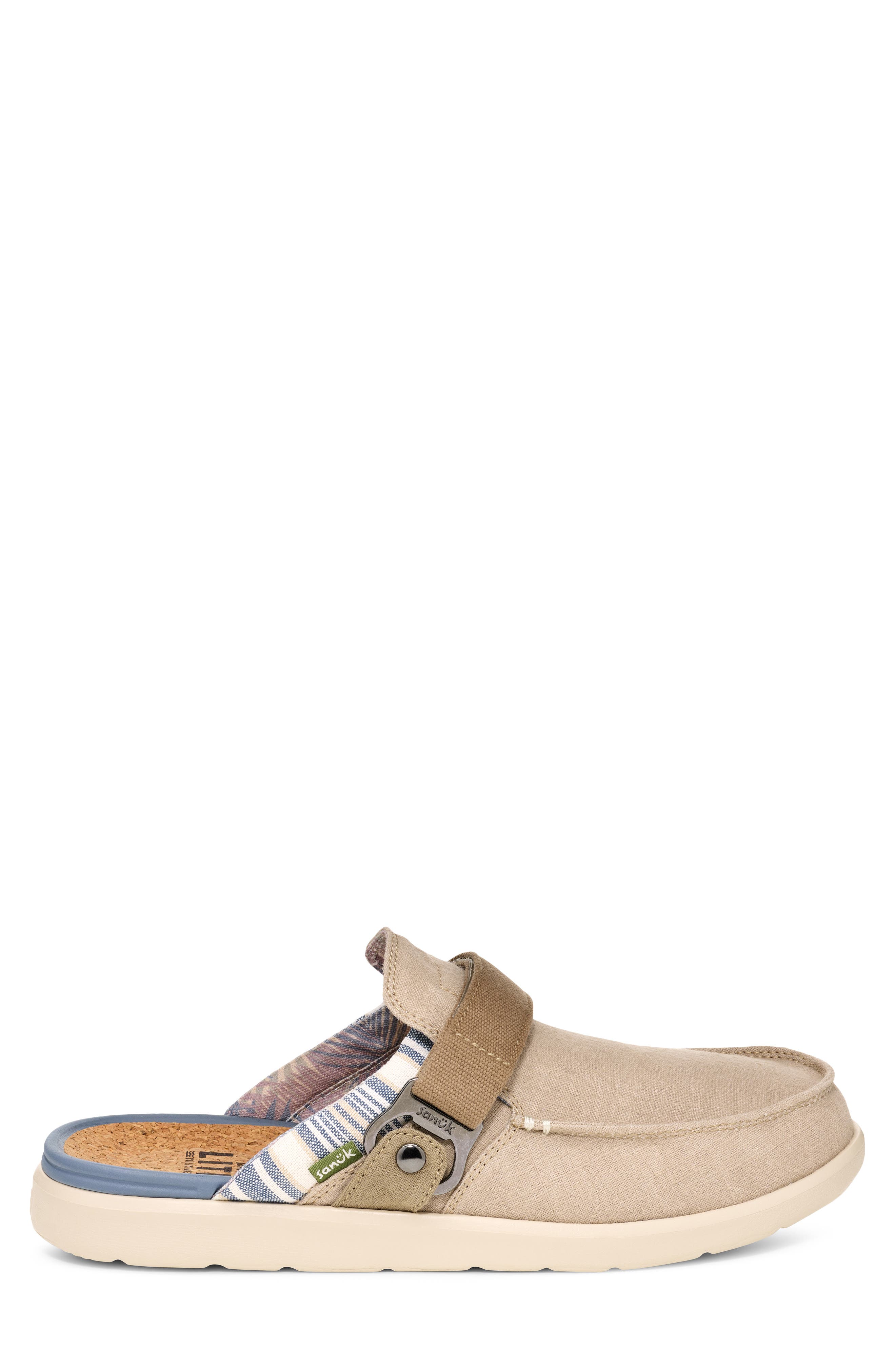 Sanuk Happy Hour Lite Resort Mule, Alternate, color, Tau