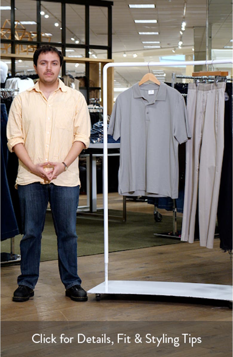 Fine Rib-Knit Polo, sales video thumbnail