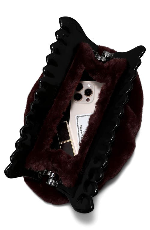 Alexis Bittar The Pouf Clutch In Burgundy