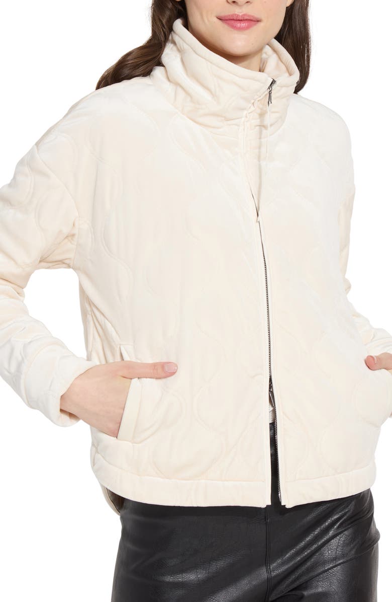 Lysse Quilted Velvet Jacket, Main, color, 