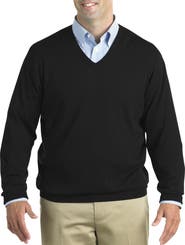 Harbor Bay by DXL Big & Tall V-neck Pullover