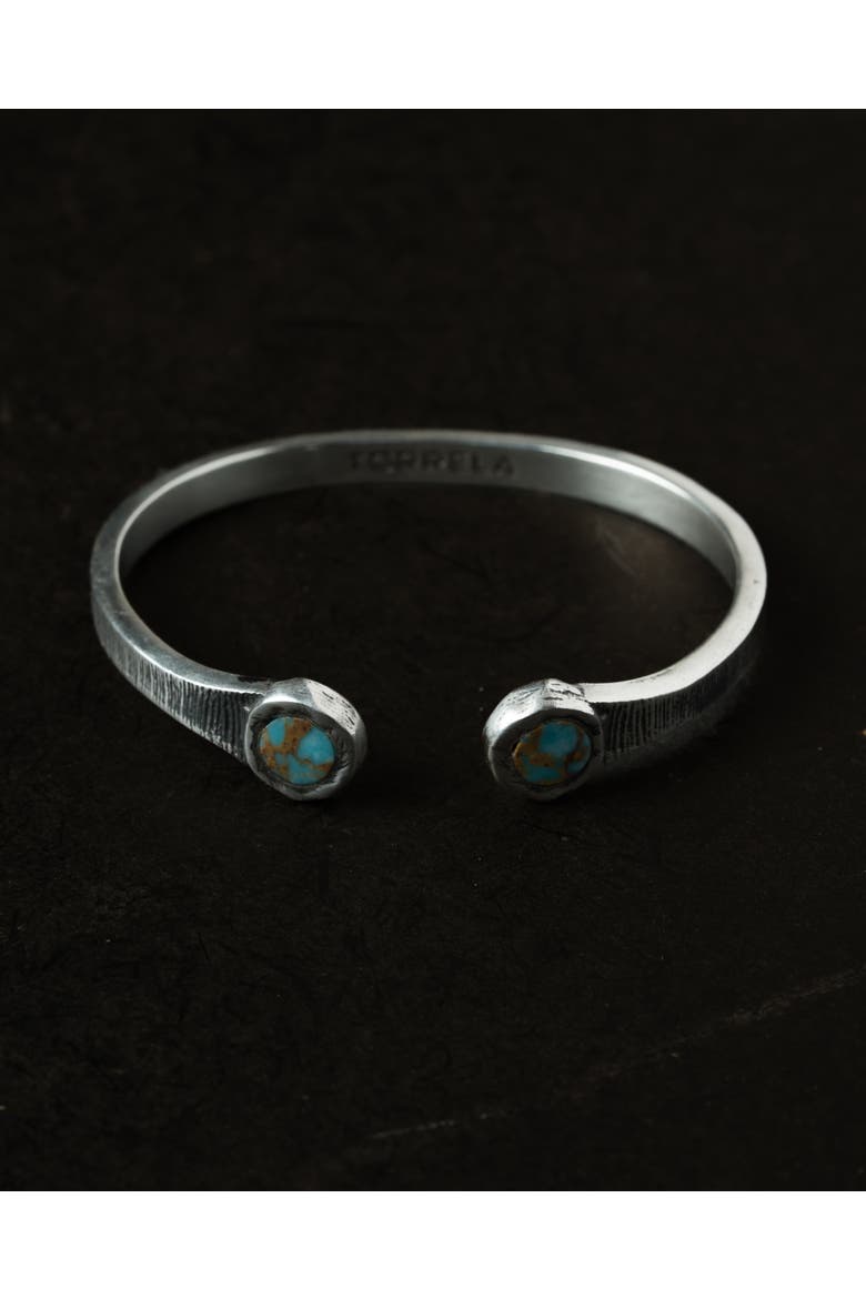 Avalon Turquoise Silver Bracelet, Alternate, color, Turquoise