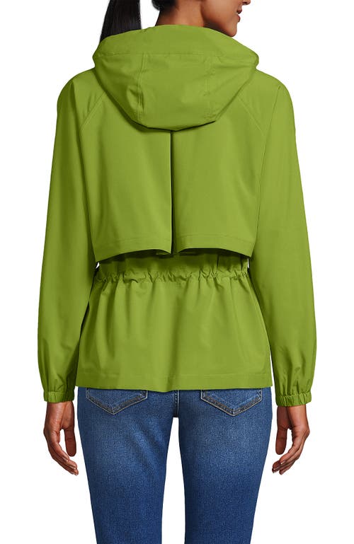 Lands' End Squall Packable Rain Jacket In Green