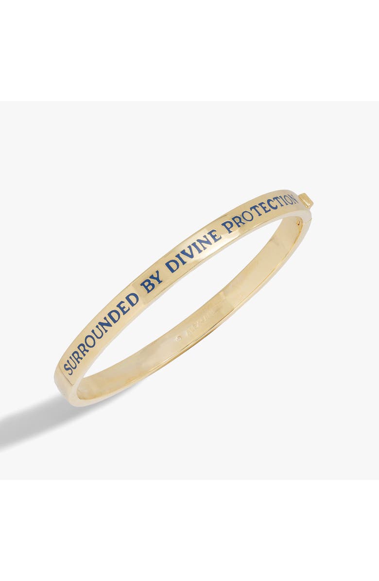 Alex and Ani Divine Protection Hinge Cuff Bracelet, Main, color, 