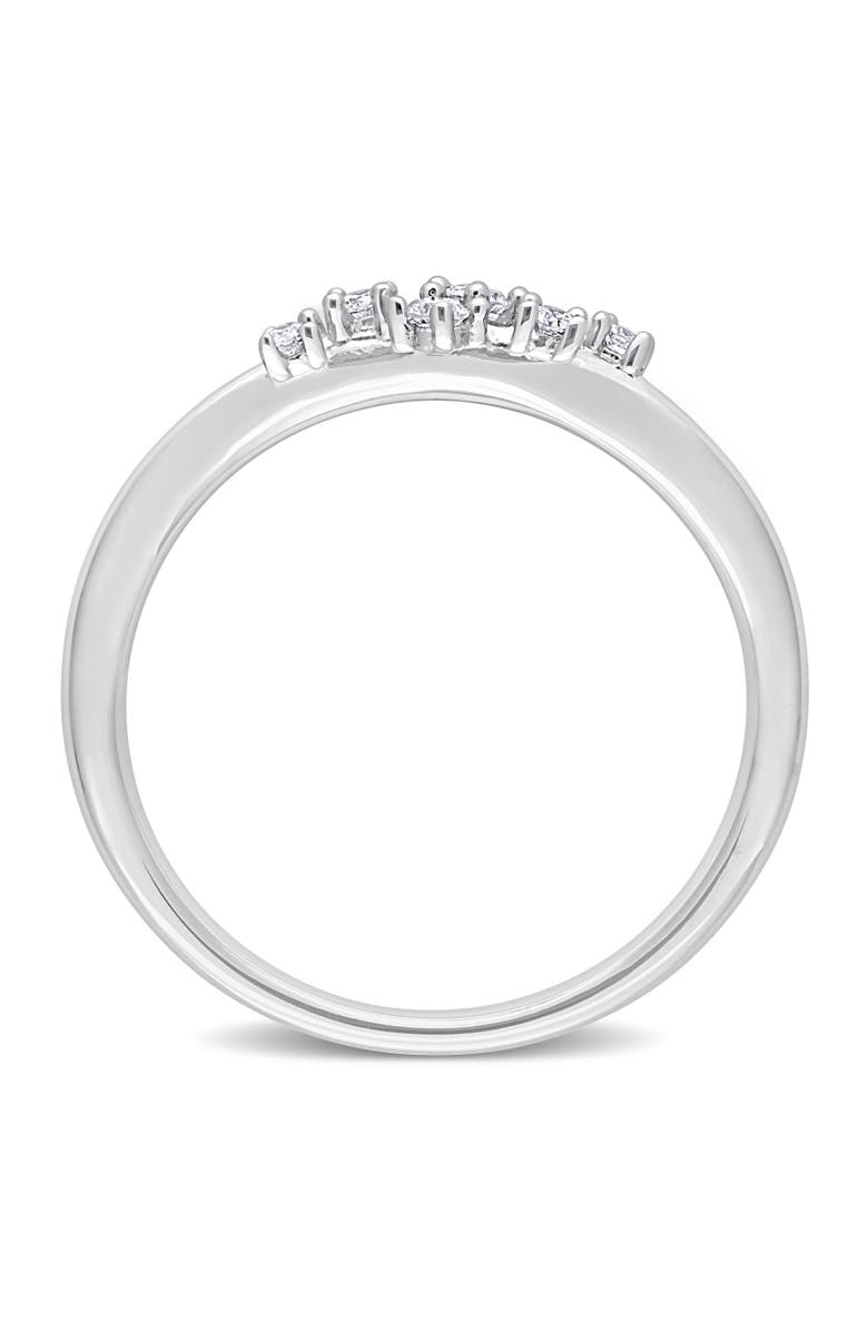 Julianna B. Diamond Cluster Ring Sterling Silver, Alternate, color, Sterling Silver