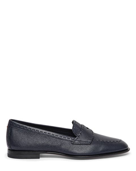 Women's tumbled leather penny loafer