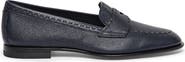 Santoni Women's Leather Penny Loafer