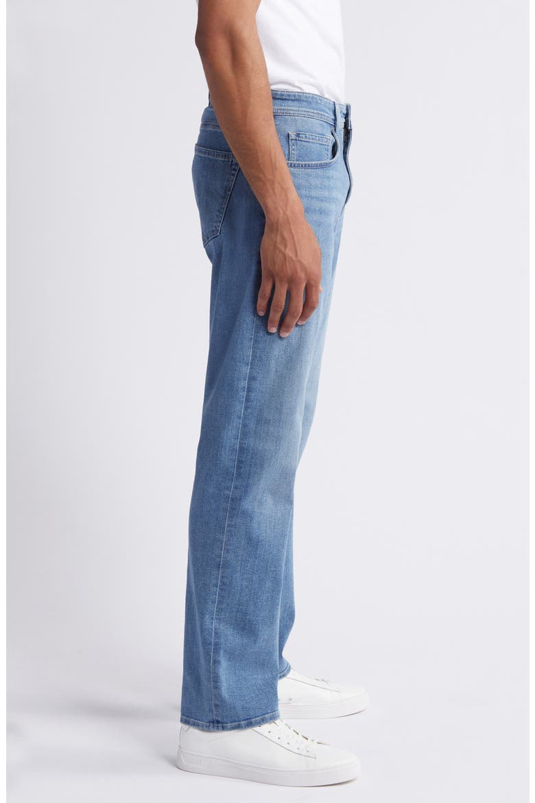 Straight Leg Jeans, Alternate, color, LIGHT WASH DENIM